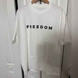 New Freedom T Shirt White XL